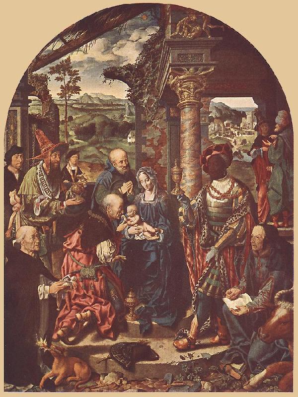 CLEVE, Joos van Adoration of the Magi sdf oil painting picture